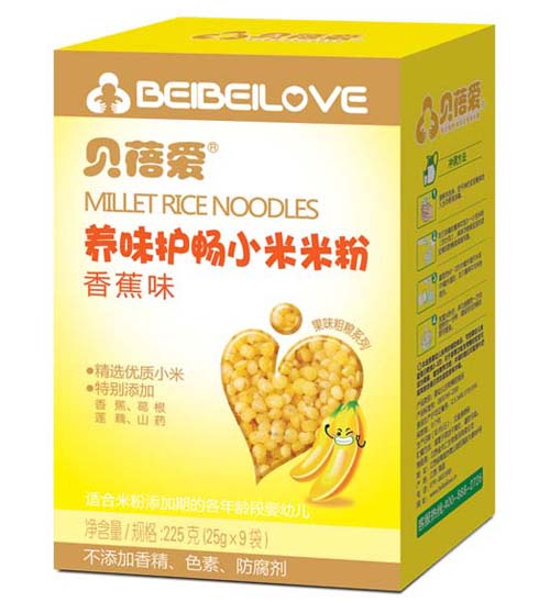 贝蓓爱养味护畅小米米粉盒装