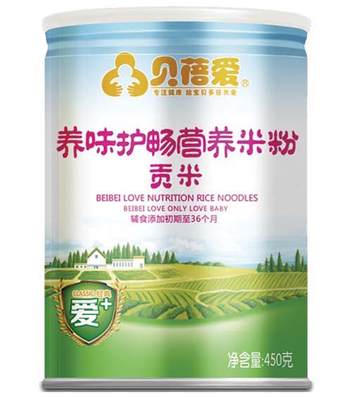 贝蓓爱贡米养味护畅米粉听装