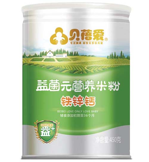 贝蓓爱益菌元铁锌钙米粉