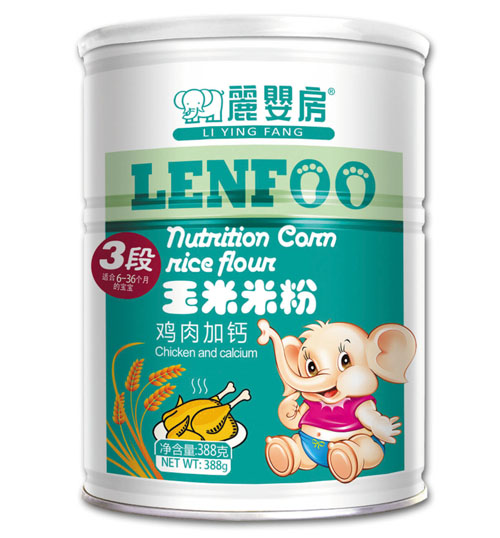 丽婴房鸡肉加钙玉米米粉