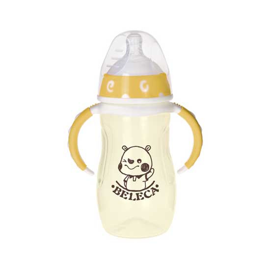 贝乐嘉PPSU小熊奶瓶240ML（黄色）
