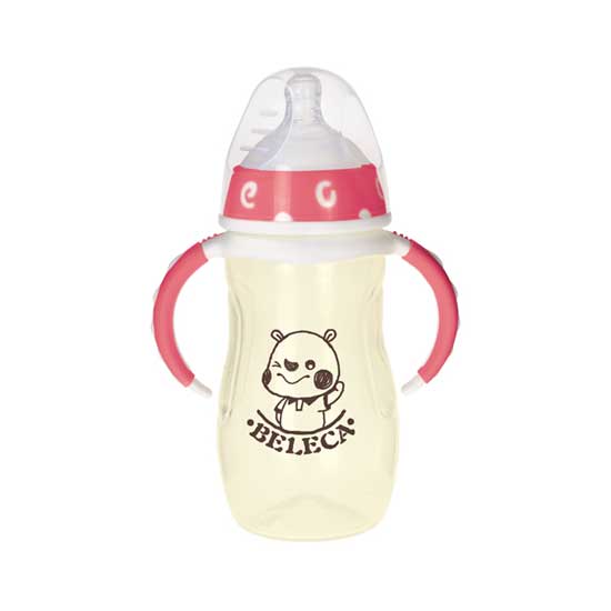 贝乐嘉PPSU小熊奶瓶240ML（红色）
