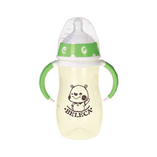 贝乐嘉PPSU小熊奶瓶240ML（绿色）