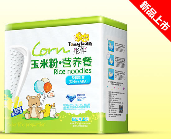 彤伴益智组合玉米粉营养餐铁听