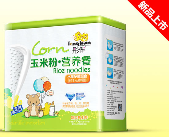 彤伴水果多维组合玉米粉营养餐铁听
