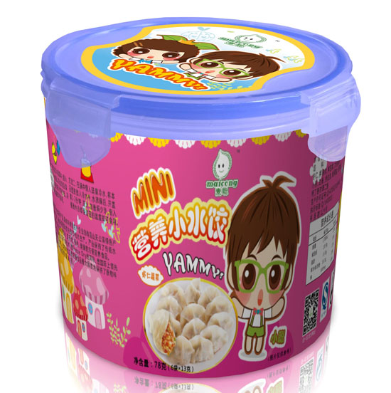 麦聪虾仁蔬菜营养小水饺