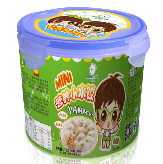 麦聪虾仁蔬菜+鱼肉蔬菜营养小水饺