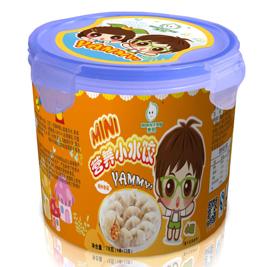 麦聪鸡肉香菇营养小水饺