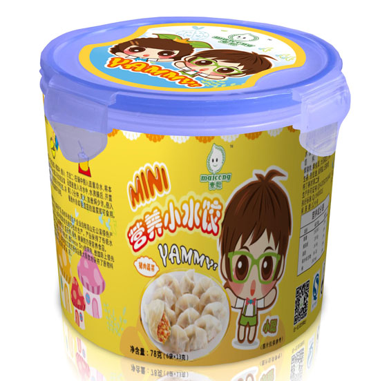麦聪猪肉蔬菜营养小水饺