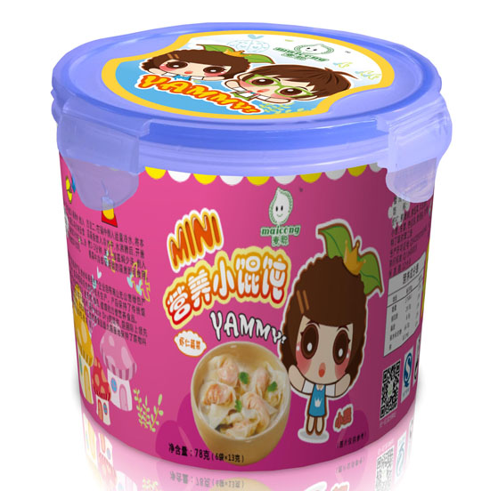 麦聪虾仁蔬菜营养小馄饨