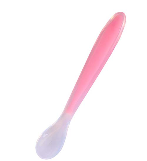 妈咪王子全硅胶勺子粉色