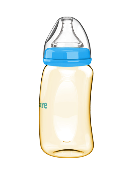 伊斯卡尔260mlPPSU企鹅哺乳瓶（蓝）
