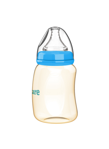  伊斯卡尔180mlPPSU企鹅哺乳瓶（蓝）