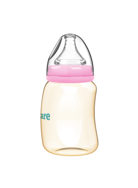  伊斯卡尔180mlPPSU企鹅哺乳瓶（红）