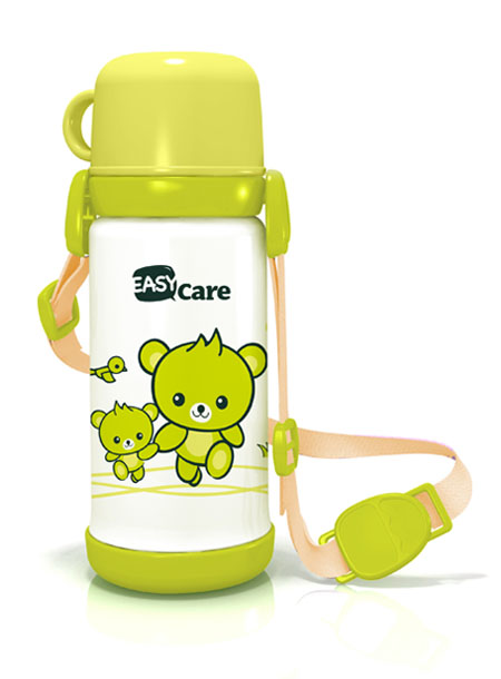 伊斯卡尔420ml 保温水壶（绿）