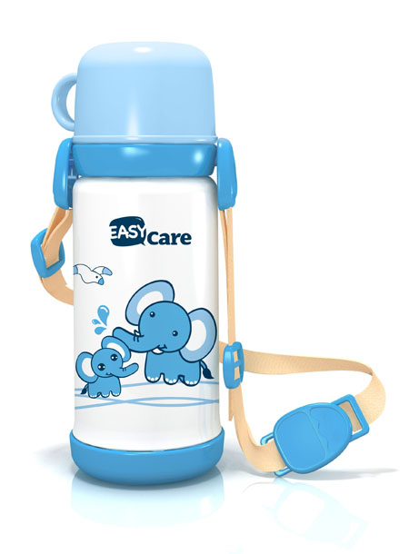  伊斯卡尔420ml 保温水壶（蓝）