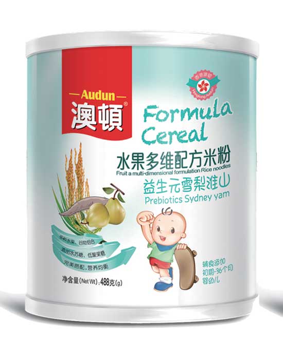 澳顿益生元雪梨淮山水果米粉