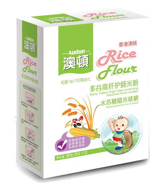  澳顿水苏糖糙米核桃护畅米粉（盒）