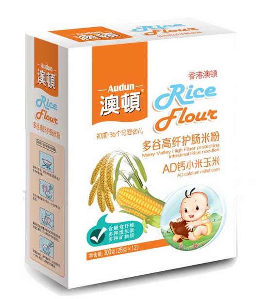  澳顿AD钙小米玉米护畅米粉（盒）