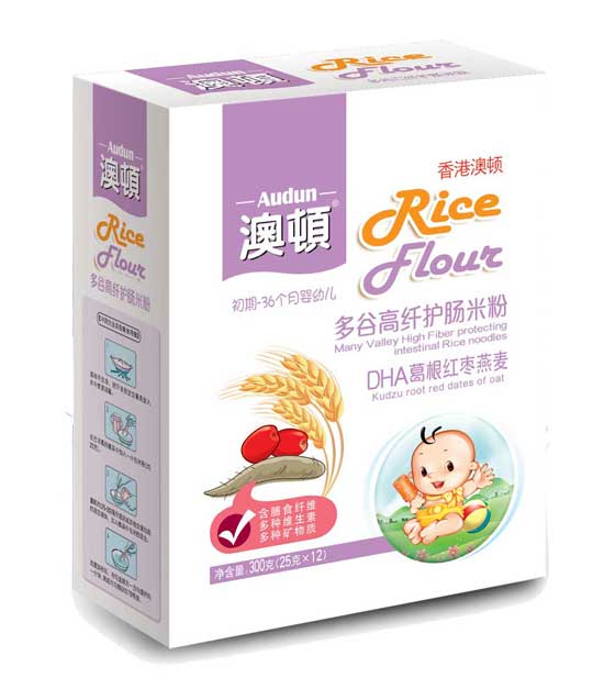  澳顿DHA葛根红枣燕麦护畅米粉（盒）