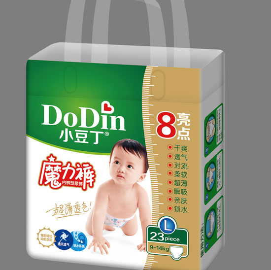 小豆丁婴儿魔力裤L