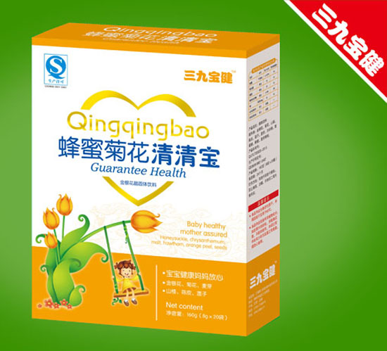 三九宝健蜜菊花清清宝盒装