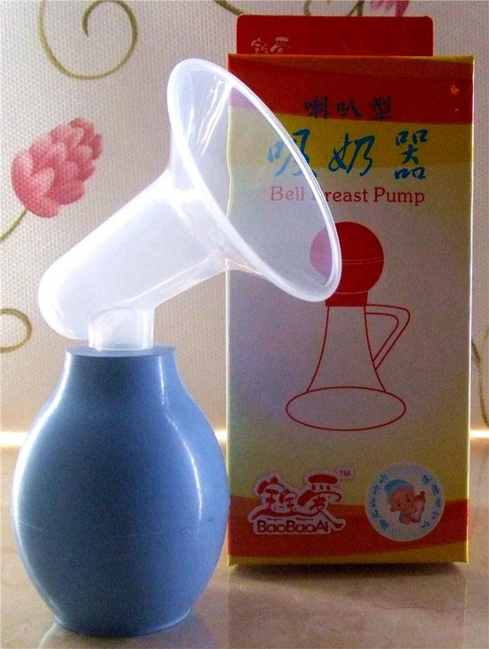 宝宝爱硅胶吸球弯头型吸奶器