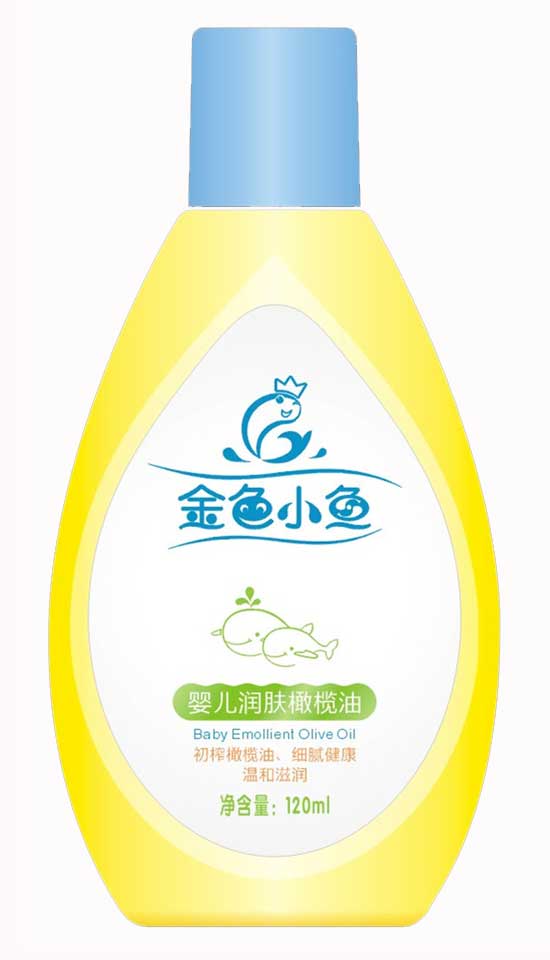 金色小鱼婴儿润肤橄榄油