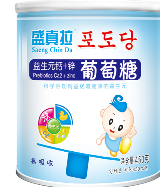 盛真拉益生元钙+锌葡萄糖
