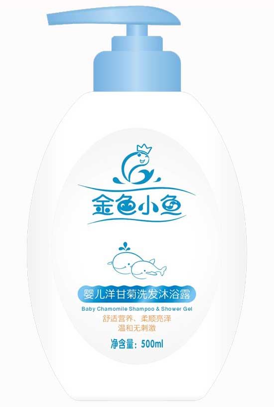  金色小鱼婴儿洋甘菊洗发沐浴露