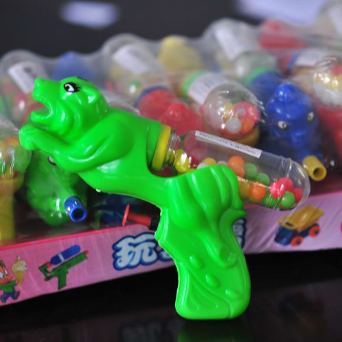 所爱老虎玩具枪糖果