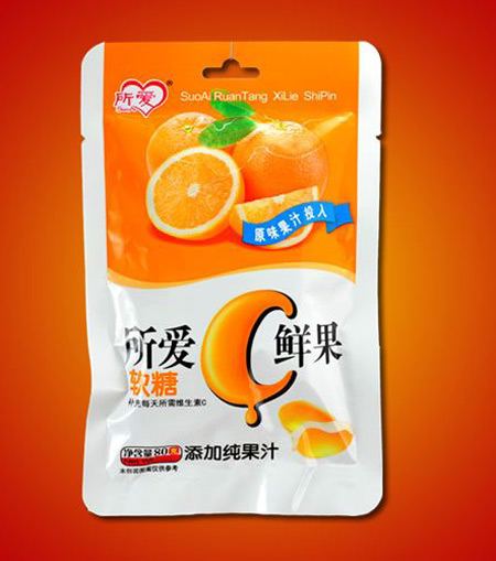 所爱C鲜果软糖橙子味