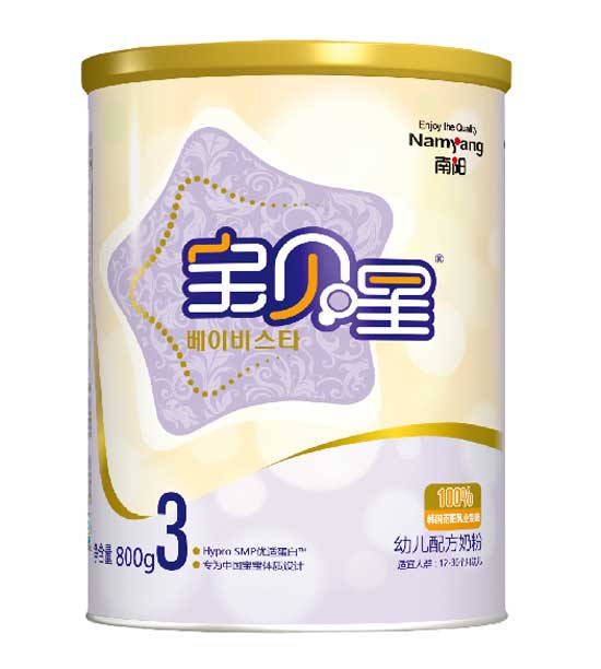 宝贝星幼儿配方奶粉3段