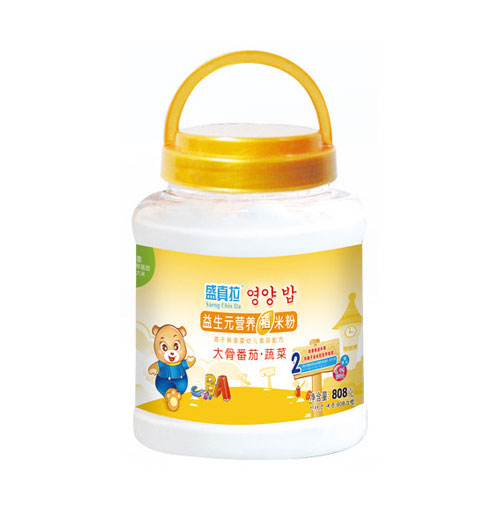 盛真拉益生元大骨番茄蔬菜营养稻米粉（罐）
