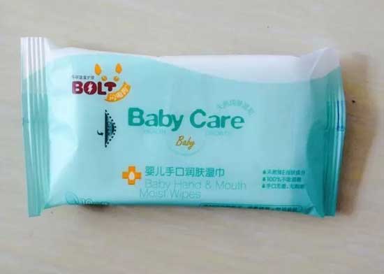 闪电狗婴儿手口润肤湿巾