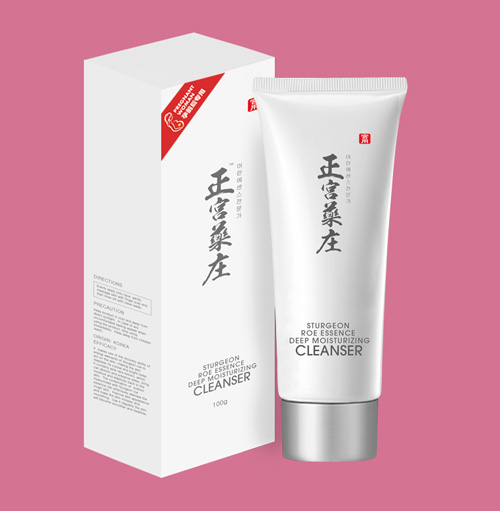 正宫药庄鱼子精华紧致提升保湿洁面乳