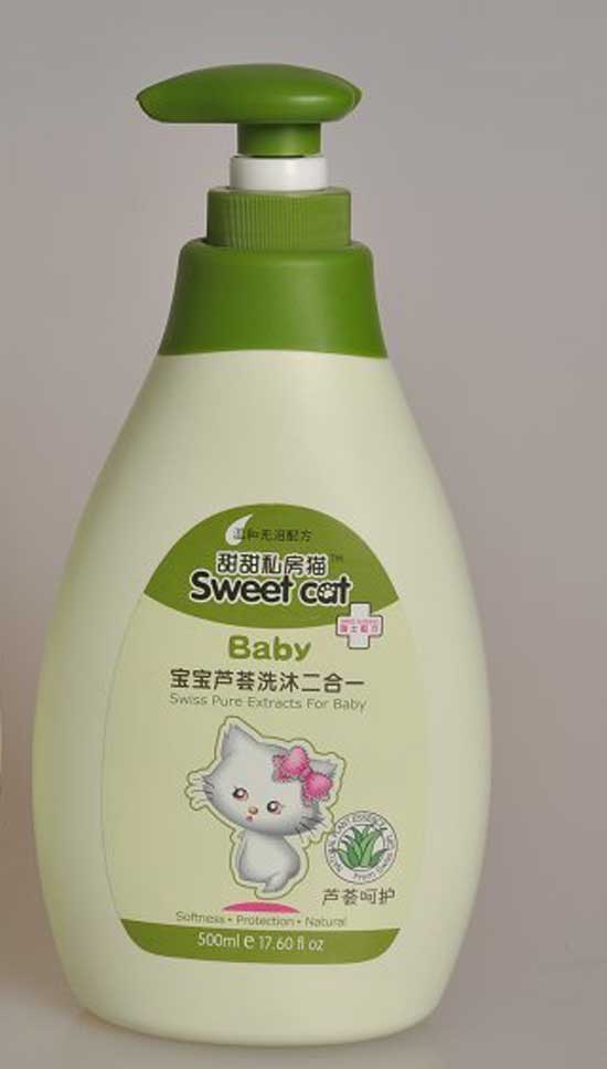  甜甜私房猫芦荟洗沐二合一