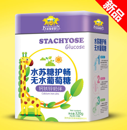 复件金盾爱婴水苏糖葡萄糖钙铁锌奶伴（听）
