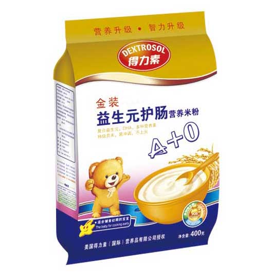 得力素益生元护畅营养米粉（金装）