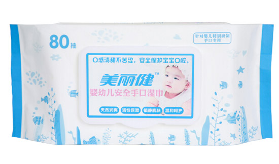 美丽健婴幼儿湿巾80片装
