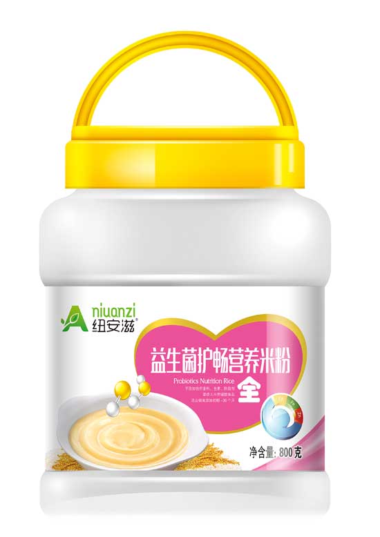 纽安滋益生菌护畅营养米粉全段桶装