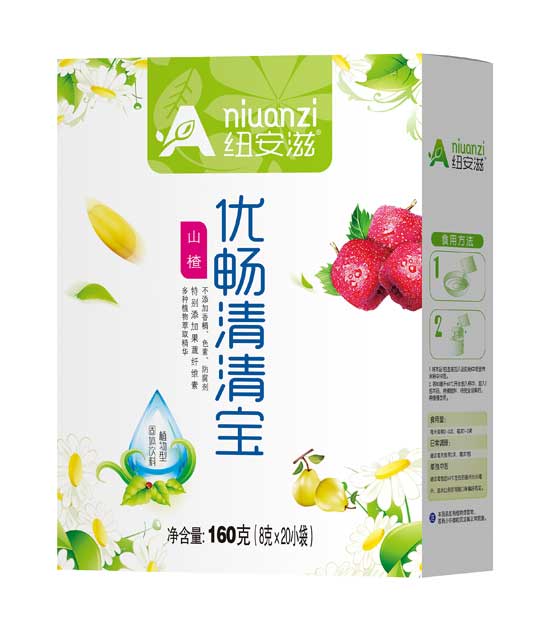纽安滋山楂优畅清清宝（盒）