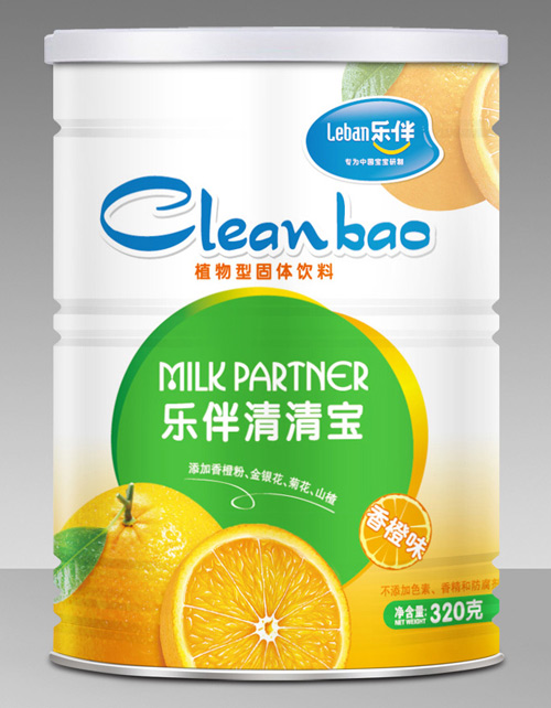 乐伴清清宝香橙味320克