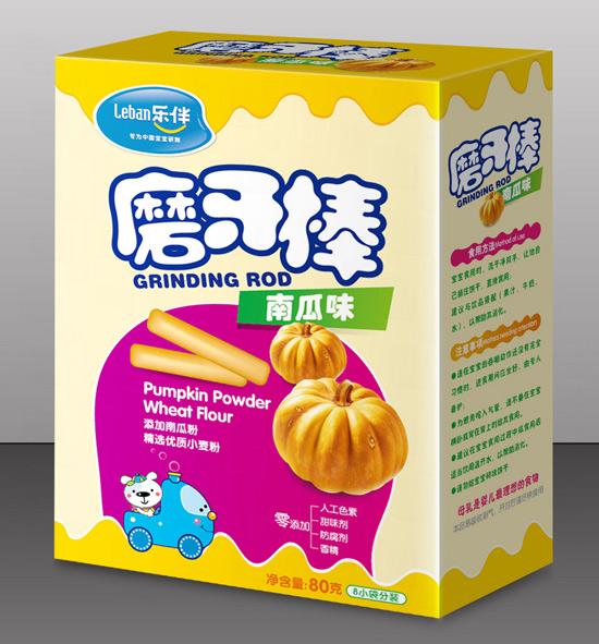 乐伴磨牙棒南瓜味80克