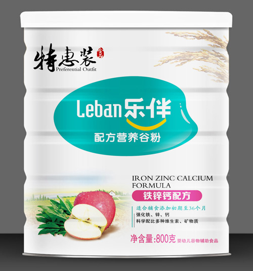乐伴铁锌钙配方特惠米粉800克