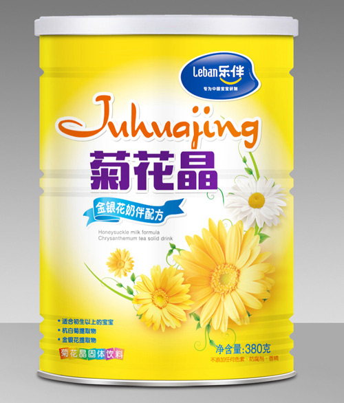 乐伴金银花奶伴侣配方菊花晶380克