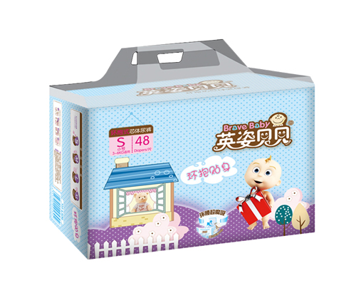 英姿贝贝环抱贴身纸尿裤S