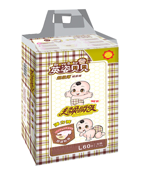 英姿贝贝超级薄纸尿裤L
