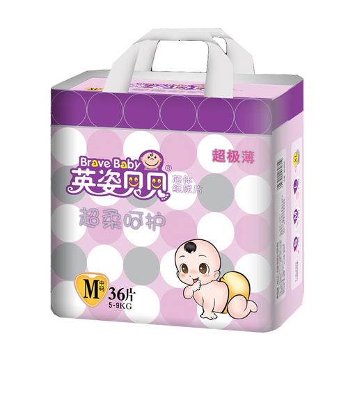 英姿贝贝超柔呵护纸尿片M