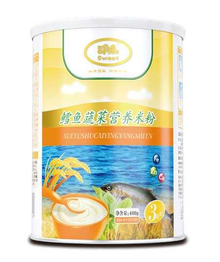 司味400克鳕鱼蔬菜营养米粉